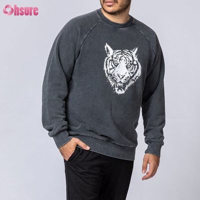 Sweat-shirts à col ras du cou Pulls décontractés Hommes Sweat à capuche Imprimé Haute qualité Coton Molleton Vêtements d'hiver pour hommes Tissu jersey Tricoté