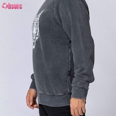 Sweat-shirts à col ras du cou Pulls décontractés Hommes Sweat à capuche Imprimé Haute qualité Coton Molleton Vêtements d'hiver pour hommes Tissu jersey Tricoté
