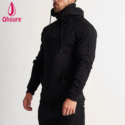 Sweat-shirt à capuche de sport pour homme du fabricant, chaud en hiver, pour la course à pied et le fitness, avec fermeture éclair et motif imprimé
