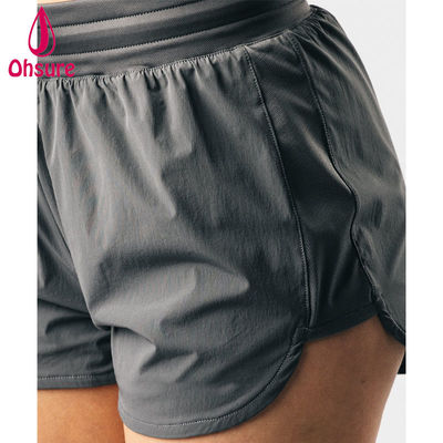 Des vêtements de haute qualité OEM design de haute coupe courts de sport à haute taille femmes gymnastique gymnastique course yoga bottoms courts tissés occasionnels