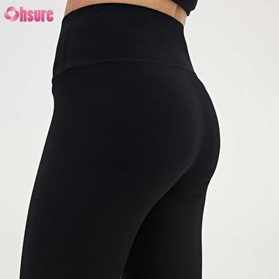Vêtements à quatre aiguilles à six fils Compression Fitness Femmes Leggings Taille haute Slim Full 1 Piece Vêtements de sport Pantalons de yoga minces