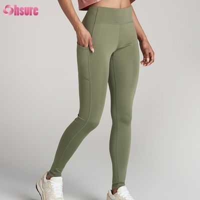 Leggings de yoga grande taille avec poche zippée au dos, absorbant l'humidité et à séchage rapide pour femmes