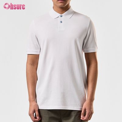T-shirts Polo Homme Personnalisés 100% Coton Imprimé Sur Mesure Oversize T-shirt Lourd Uni