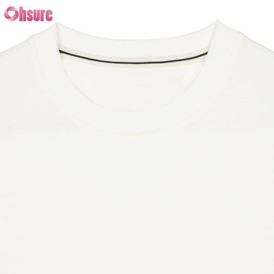 T-shirt vierge surdimensionné 180-300GSM épais personnalisé 100% coton Imprimé personnalisé Homme T-shirts