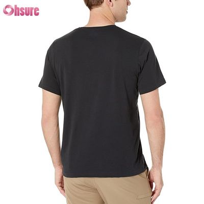 Vente à chaud T-shirt à manches courtes O-neck T-shirt à tricot blanc pour hommes