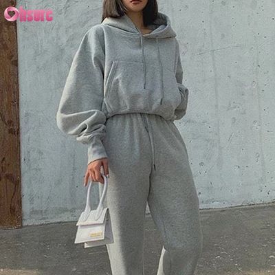 Impression de poids lourd en coton pour femmes Hoodies personnalisé Logo personnalisé Sweatshirt plat Stand Collier fermeture à glissière haut coupé