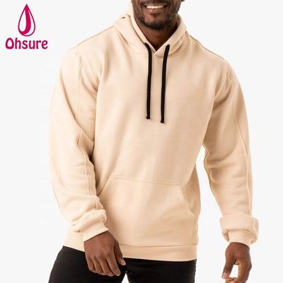 Sweat-shirts à capuche athlétiques pour hommes, vêtements de sport en gros, sweat-shirts personnalisés de fitness, sweat-shirts en polaire surdimensionnés respirants pour la salle de sport, imprimés