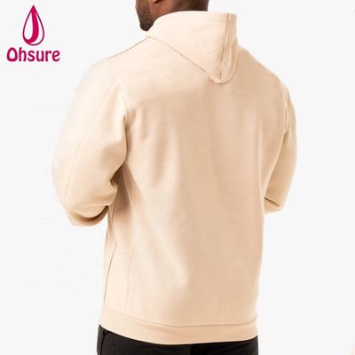 Sweat-shirts à capuche athlétiques pour hommes, vêtements de sport en gros, sweat-shirts personnalisés de fitness, sweat-shirts en polaire surdimensionnés respirants pour la salle de sport, imprimés