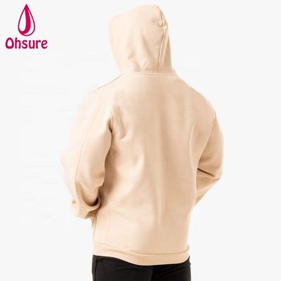 Sweat-shirts à capuche athlétiques pour hommes, vêtements de sport en gros, sweat-shirts personnalisés de fitness, sweat-shirts en polaire surdimensionnés respirants pour la salle de sport, imprimés