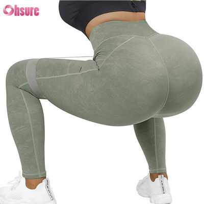 Leggings taille haute en V personnalisés pour femmes, entraînement, yoga, pantalon de yoga, sport, fitness, leggings de yoga avec poche