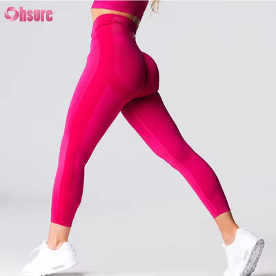 Personnalisé Nouveau Produit de haute qualité Taille élevée étirement fesse fesse Hauteur de la hanche Pantalon de levage de la hanche Gymnasie Fitness Leggings de yoga pour femmes