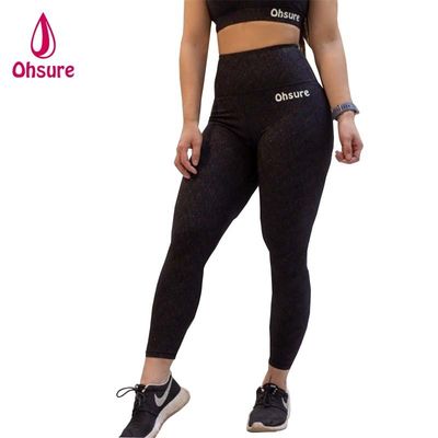 Femmes Scrunch Bum Gym Leggings Taille élastique Sports Fitness étroit Vêtements actifs avec un modèle solide Pantalon de yoga