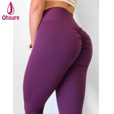 Des collants de gym de haute qualité pour femmes, des collants de gym de compression, des collants d'entraînement pour fesses, des collants de yoga sur mesure, des collants de yoga à haute taille, des pantalons de yoga en nylon spandex.
