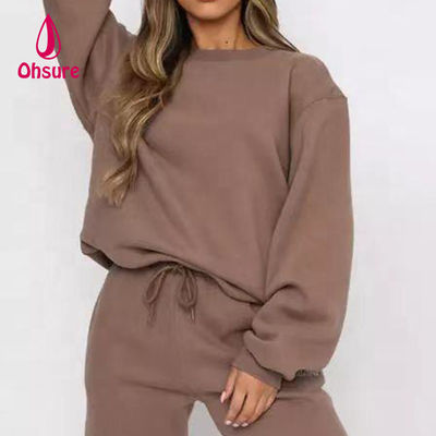 Sweat-shirts à capuche Pantalons de survêtement Jogging Survêtement Imprimé Logo Unisexe Ensemble de survêtements Ample Ohsure et Loisirs Décontracté Automne pour Femmes