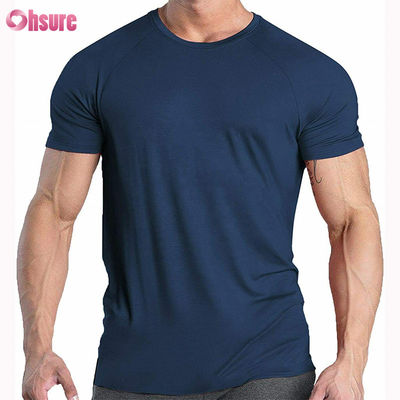 T-shirt de compression graphique pour homme imprimé de haute qualité 95 % coton 5 % élasthanne Extensible et respirant pour la salle de sport à manches courtes
