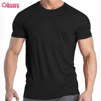 T-shirt de compression graphique pour homme imprimé de haute qualité 95 % coton 5 % élasthanne Extensible et respirant pour la salle de sport à manches courtes
