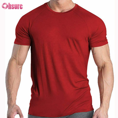 T-shirt de compression graphique pour homme imprimé de haute qualité 95 % coton 5 % élasthanne Extensible et respirant pour la salle de sport à manches courtes