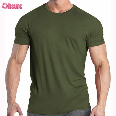 T-shirt de compression graphique pour homme imprimé de haute qualité 95 % coton 5 % élasthanne Extensible et respirant pour la salle de sport à manches courtes