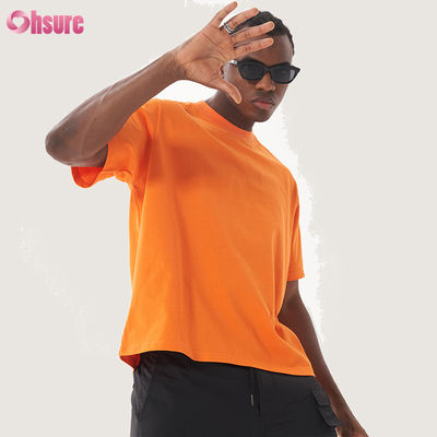 T-shirts vierges 100% coton de haute qualité en gros, t-shirt surdimensionné épais pour hommes, impression personnalisée