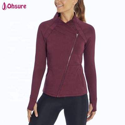 Vêtement de sport imprimé sur mesure avec fermeture à glissière pour femmes Designer Casual Track Suit Gym Yoga Porter une veste unique