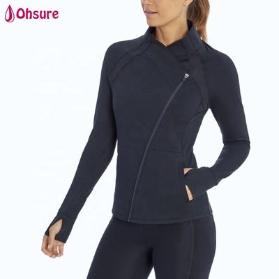 Vêtement de sport imprimé sur mesure avec fermeture à glissière pour femmes Designer Casual Track Suit Gym Yoga Porter une veste unique