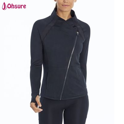 Vêtement de sport imprimé sur mesure avec fermeture à glissière pour femmes Designer Casual Track Suit Gym Yoga Porter une veste unique