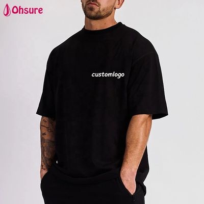 T-shirt pour hommes en blanc surdimensionné T-shirt de course T-shirt de sport pour hommes