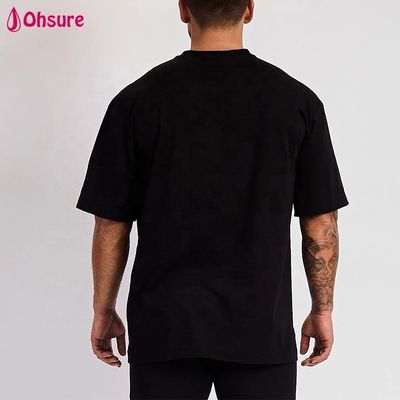 T-shirt pour hommes en blanc surdimensionné T-shirt de course T-shirt de sport pour hommes