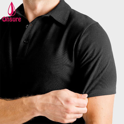 Chemise avec logo personnalisé OEM, été, bureau, salle de sport, élasthanne/nylon, vêtements de travail pour entraîneur personnel pour hommes, polos pour hommes, vierges, décontractés, XS-2XL