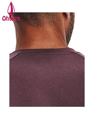 92% de polyester 8% de spandex Homme Sport T-shirts secs rapides en gros Fitness Active Wear vêtements de gymnastique T-shirt pour homme Casual Imprimé