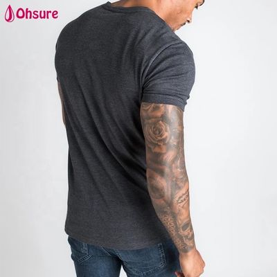 Fournisseurs de grossistes de vêtements pour hommes T-shirt en coton pour hommes de haute qualité Taille et logo personnalisés T-shirt de sport ample pour hommes