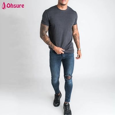 Fournisseurs de grossistes de vêtements pour hommes T-shirt en coton pour hommes de haute qualité Taille et logo personnalisés T-shirt de sport ample pour hommes
