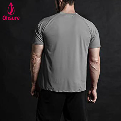 T-shirt de pêche en nylon spandex Sportswear Bodybuilding Top Running Apparel Gym T-shirt UPF 50 t T-shirt