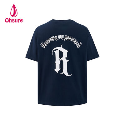 Ohsure Custom Logo Streetwear Design 100% Coton Mode Tie-Dye Oversized Homme T-shirts Graphiques