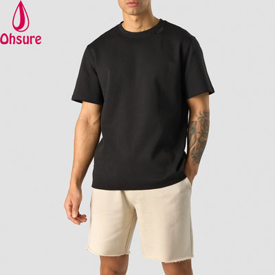 T-shirts de sport légers pour hommes, col rond, coupe ample, en coton 100%, été, mode