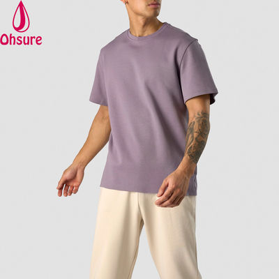 T-shirts de sport légers pour hommes, col rond, coupe ample, en coton 100%, été, mode