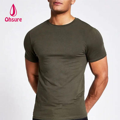 Nouveau modèle 2023 en gros avec impression personnalisée du logo Hommes Uni 95% Coton 5% Spandex T-shirt de sport d'entraînement Fitness Gym T-shirt pour hommes