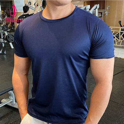Ohsure Hommes T-shirt à manches courtes d'été Soie froide Recyclé Haute qualité Xylitol Coton Logo privé personnalisé T-shirts de sport pour hommes