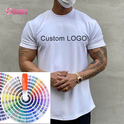 Personnaliser les hommes vêtements de sport salle de sport mode sacs de sport vêtements de sport en gros T-shirts de sport imprimés pour hommes