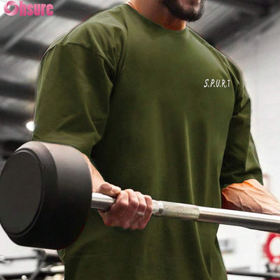 T-shirt à manches courtes pour hommes de sport en gros Vêtements de sport pour hommes de sport