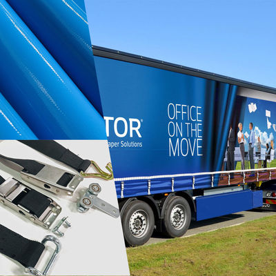 Litong en gros de haute qualité étanche à la pluie en pvc de bâtonnette de camion couverture de camion rideau latéral pour remorque
