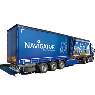 Logo personnalisé Litong Taille Sliding Truck Trailer Rideau latéral en PVC Tarpaulin en PVC pour rideau latéral en camion