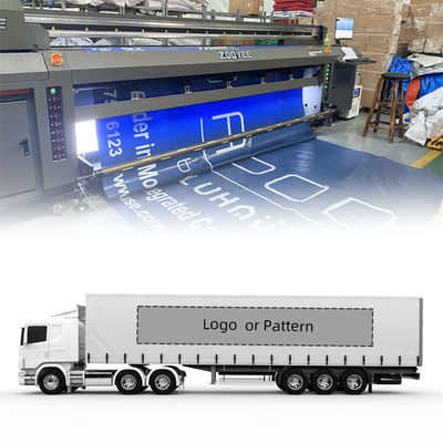 Logo personnalisé Litong Taille Sliding Truck Trailer Rideau latéral en PVC Tarpaulin en PVC pour rideau latéral en camion