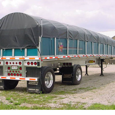 Litong Taille personnalisée Tarps Voiture et train Truck Cover Tissu imperméable à l'eau toile Tarte au silicium organique