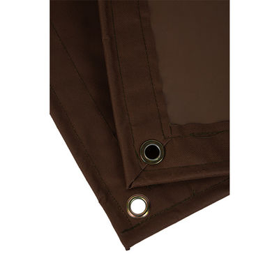Litong brun oxford revêtu de bâches pour usage extérieur avec prix compétitif sac de tente polyvalent