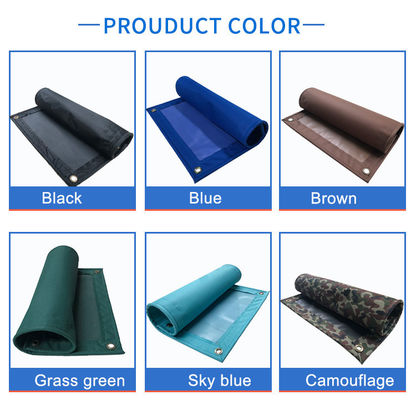 Litong Bâche Oxford Légère Bleue en Polyester Enduit PVC, Fabricant Chinois