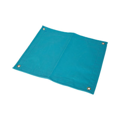 Bâches enduites en tissu Oxford de taille personnalisée, bâche en plastique, housse, tente, tissu enduit bleu clair