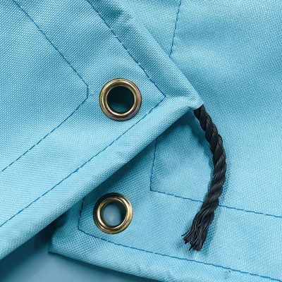 Bâches enduites en tissu Oxford de taille personnalisée, bâche en plastique, housse, tente, tissu enduit bleu clair