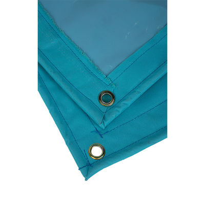 Bâches enduites en tissu Oxford de taille personnalisée, bâche en plastique, housse, tente, tissu enduit bleu clair