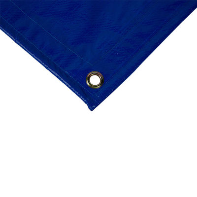 Litong bleu-argent PE bâches légères Cargos Couverture bleu-orange Sac à bagages 150gm bâches étanches